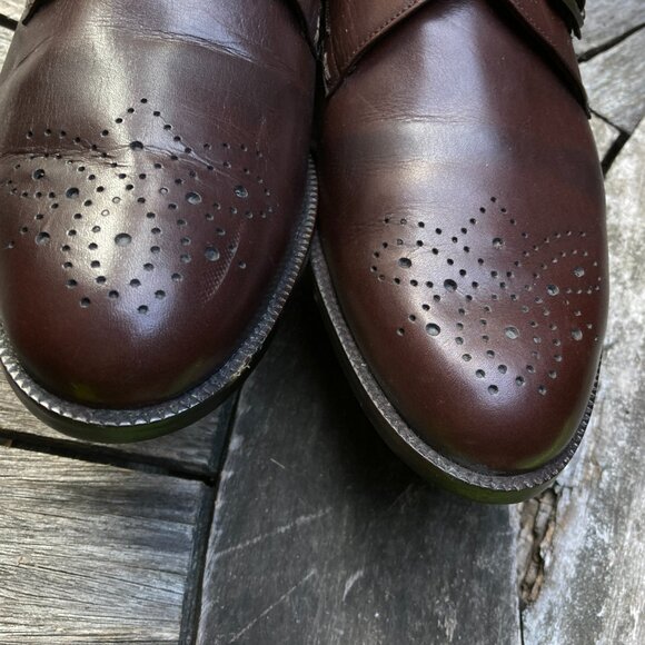 bally monk strap brown 9.5 B main image 16
